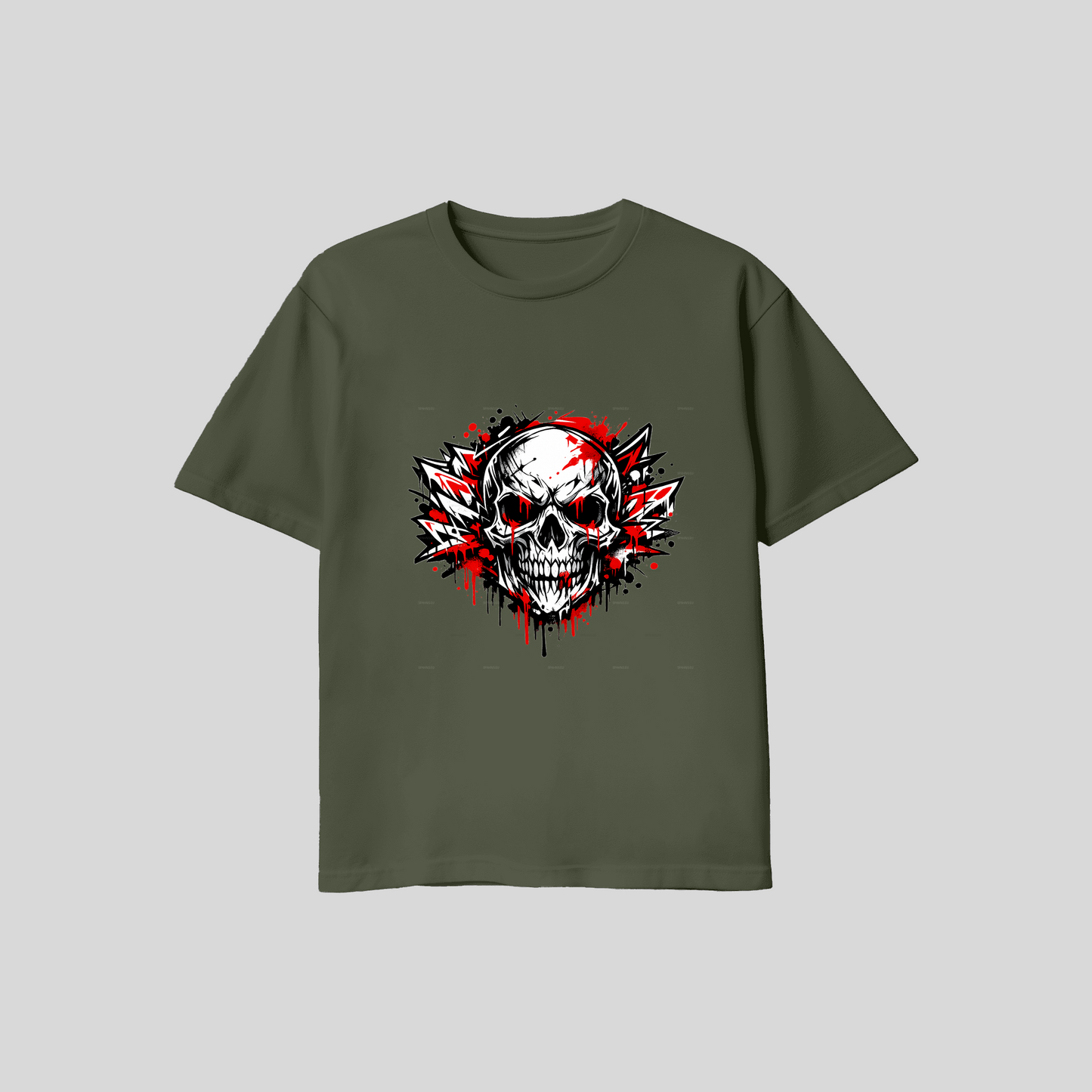 Skull - Olive