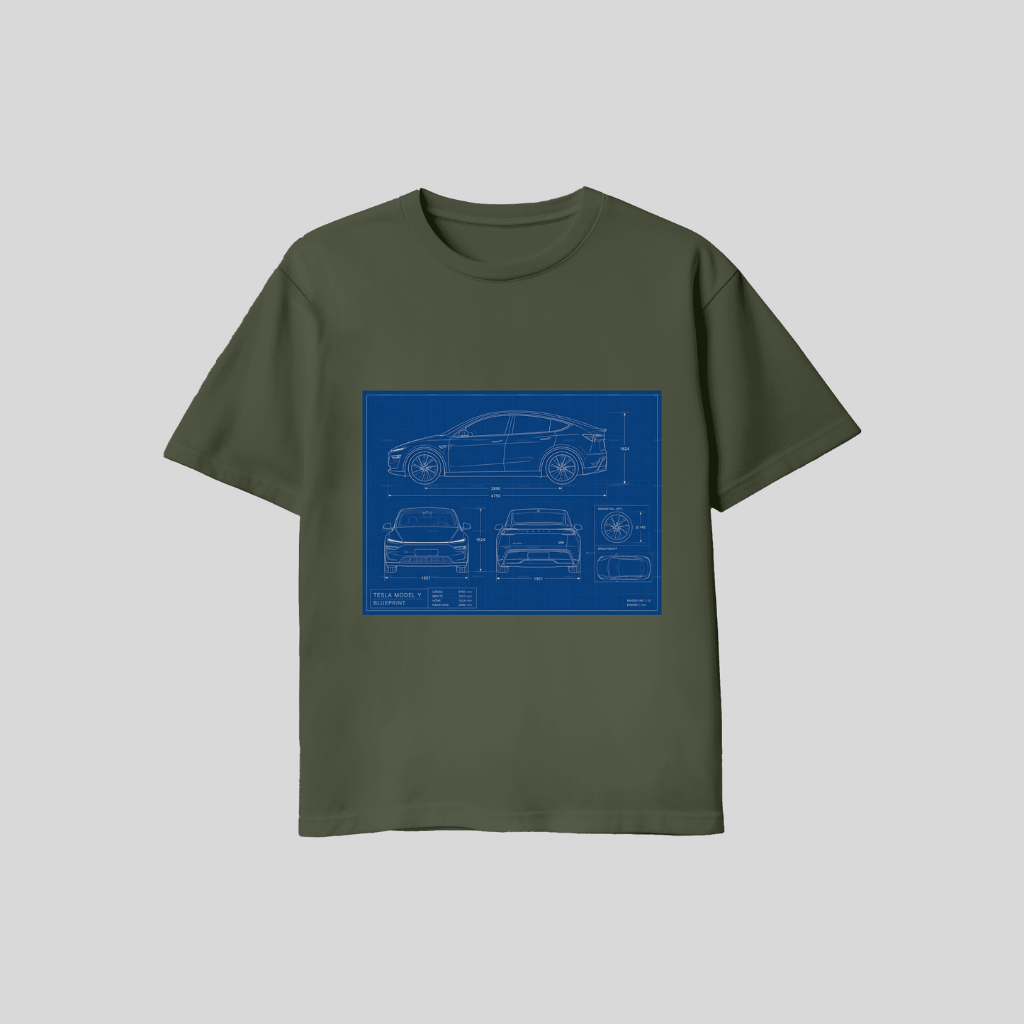 Model Y Blaupause - Olive