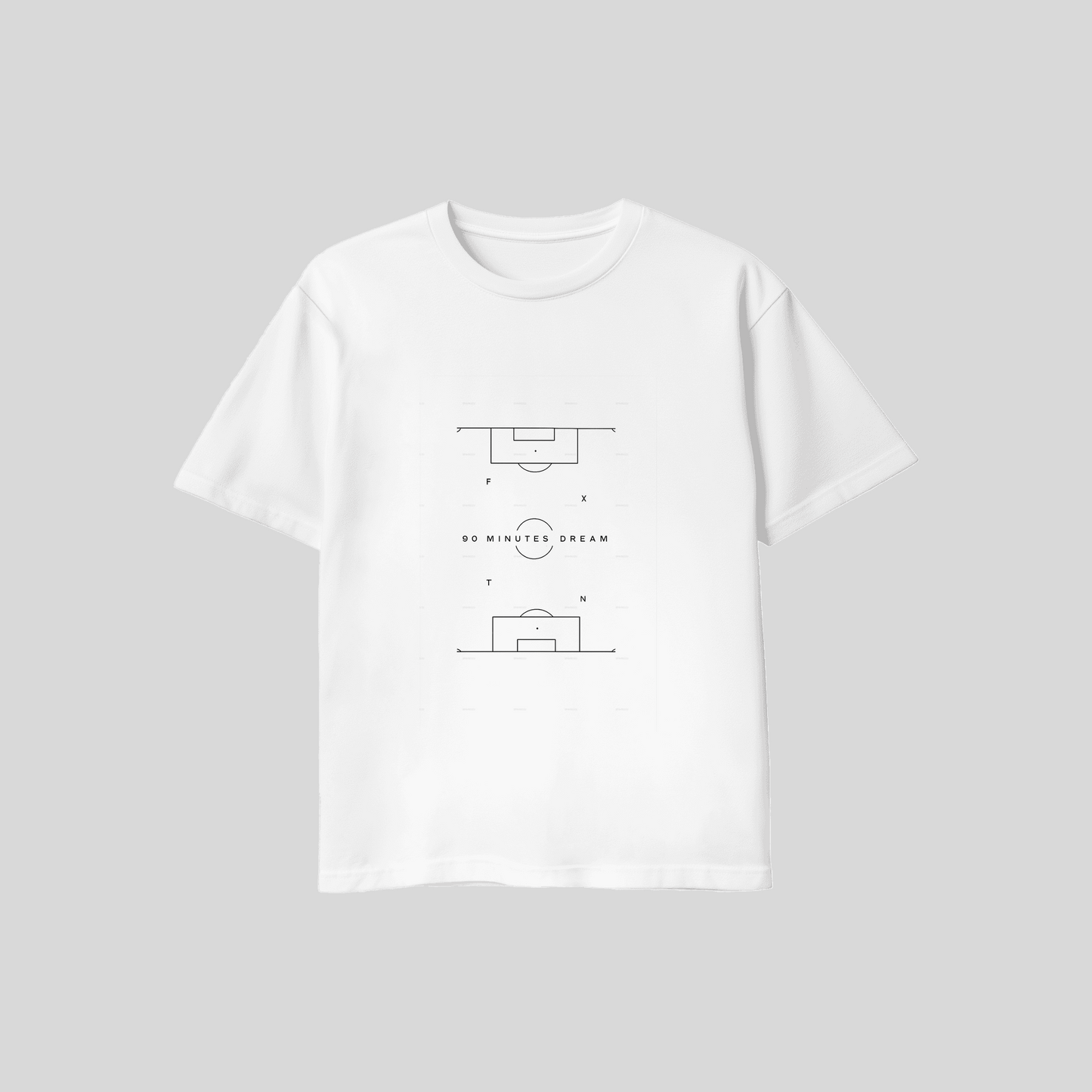 Fußballfeld - Weiss