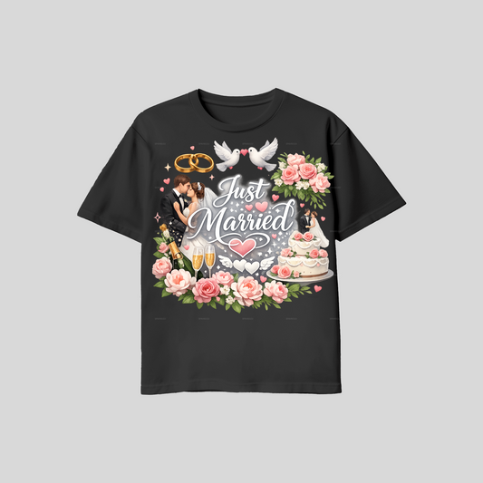 Just Married - Schwarz