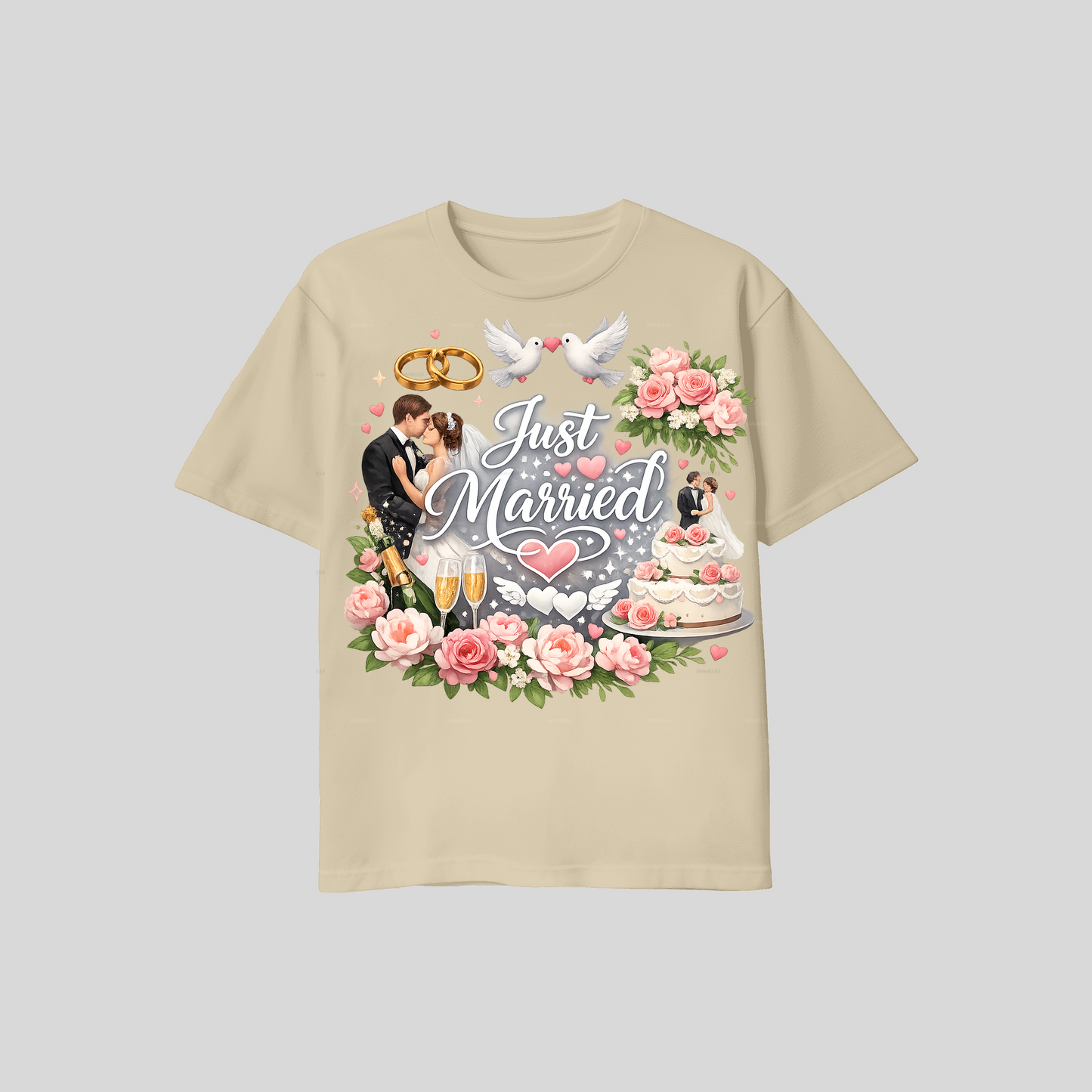 Just Married - Sand