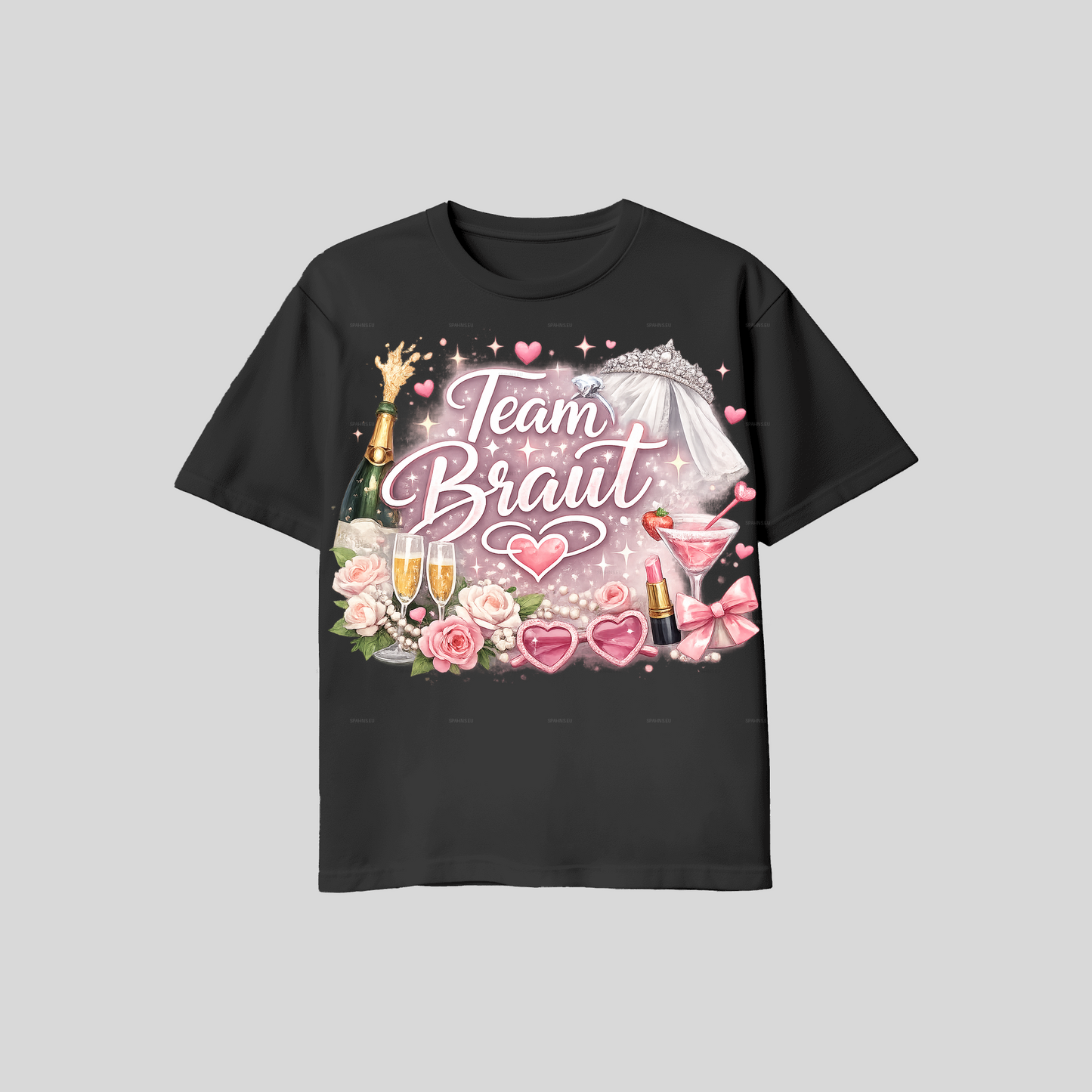 Team Braut - Schwarz