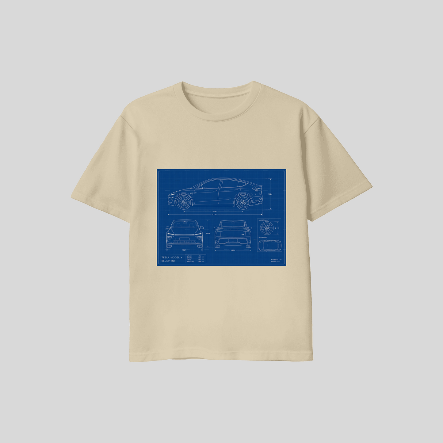 Model Y Blaupause - Sand