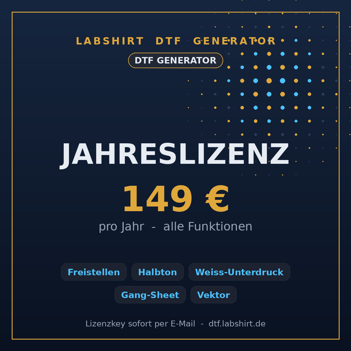 Labshirt DTF Generator – Jahreslizenz