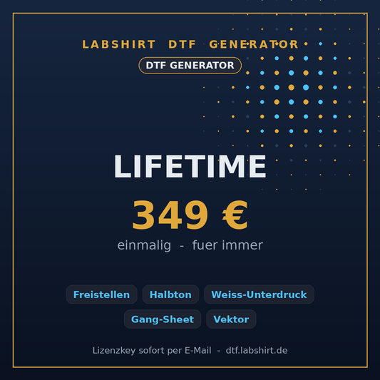 Labshirt DTF Generator – Lifetime-Lizenz